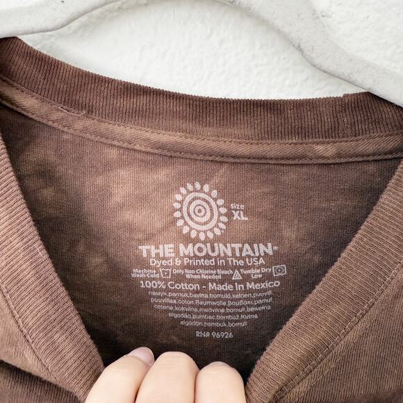 [The Mountain] Brown Chocolate Lab Dog Short Sleeve Graphic Tee T-Shirt Size XL - Picture 9 of 9